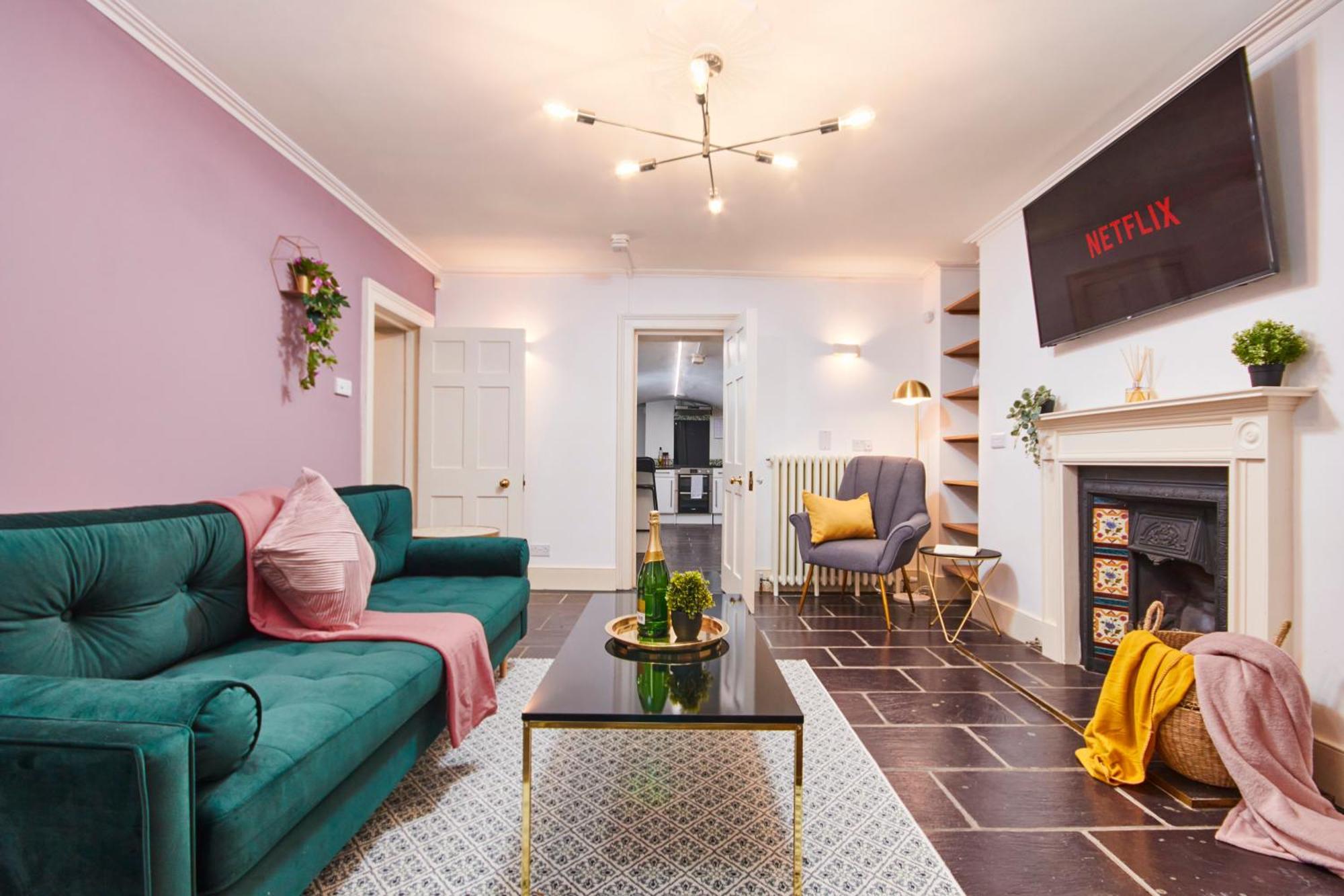 Beautiful 2Bedroom 4 Actual Beds House With Wifi By Purestay Bath Exterior foto
