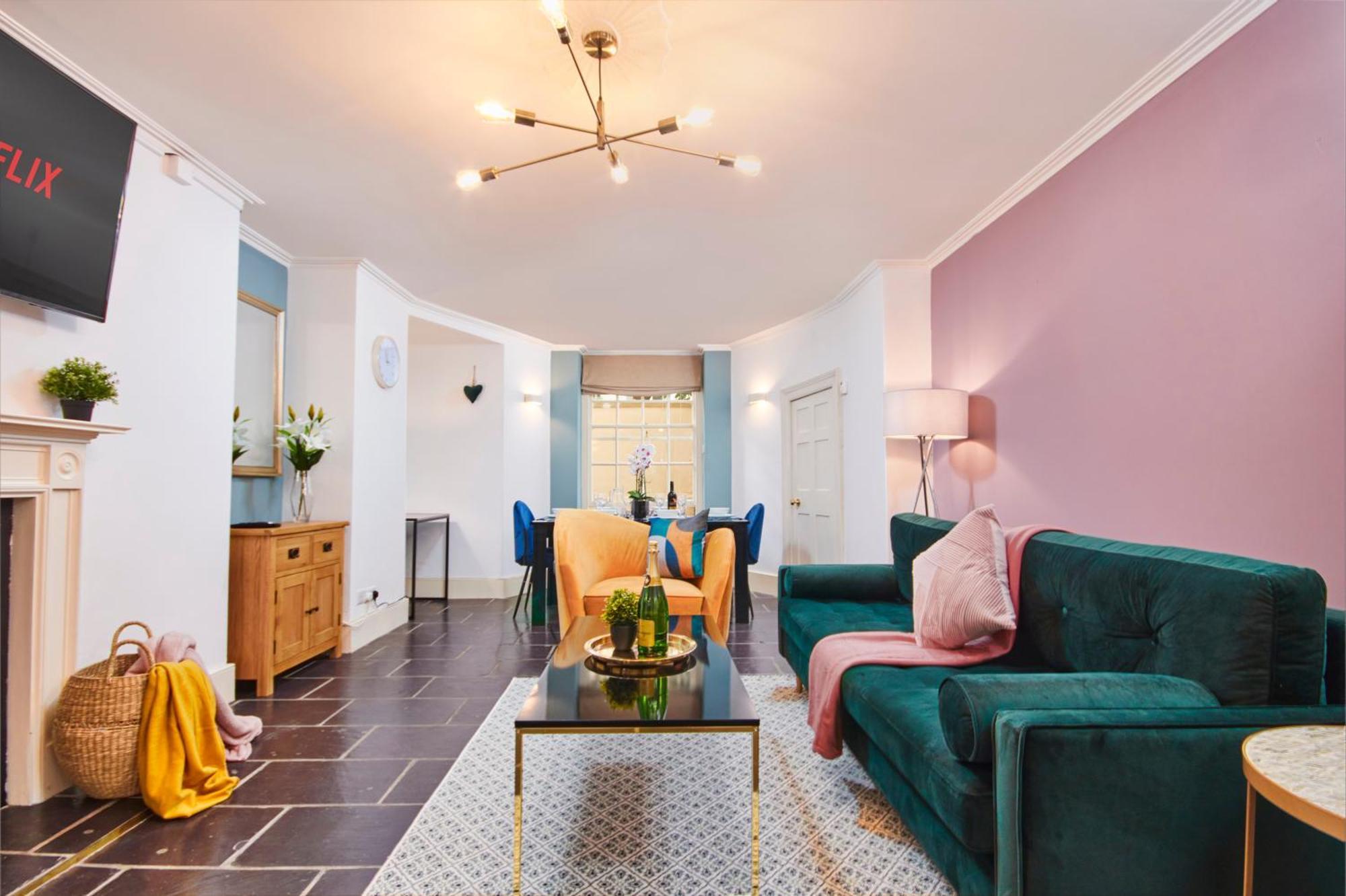 Beautiful 2Bedroom 4 Actual Beds House With Wifi By Purestay Bath Exterior foto